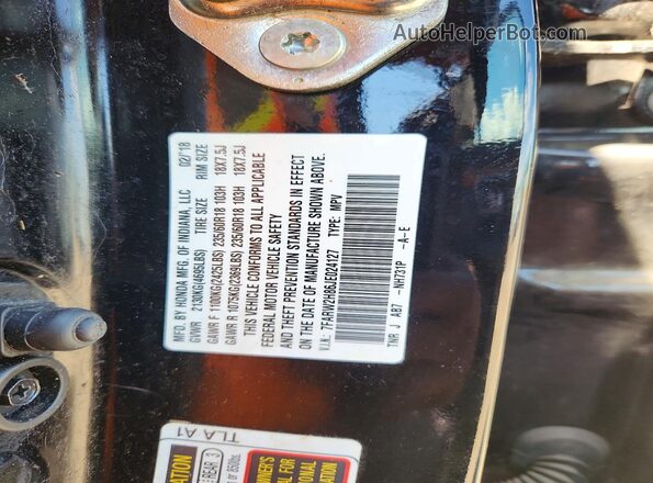 7FARW2H86JE024127 2018 HONDA CR-V Черный 