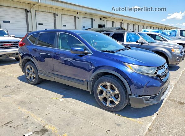 7FARW2H86JE066099 2018 HONDA CR-V Blue Delantero derecho