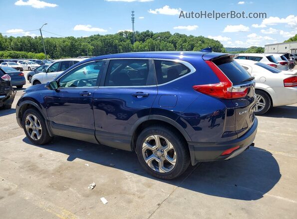 7FARW2H86JE066099 2018 HONDA CR-V Blue Trasero izquierdo