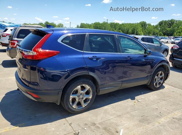 7FARW2H86JE066099 2018 HONDA CR-V Blue Trasero derecho