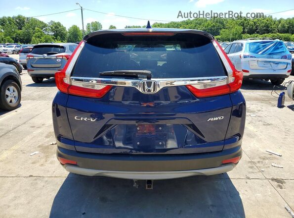 7FARW2H86JE066099 2018 HONDA CR-V Blue Vista trasera
