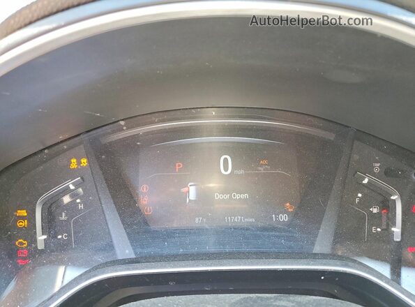 7FARW2H86JE066099 2018 HONDA CR-V Blue Vista del cuadro de instrumentos