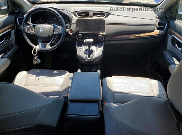7FARW2H86JE066099 2018 HONDA CR-V Blue Vista del salpicadero