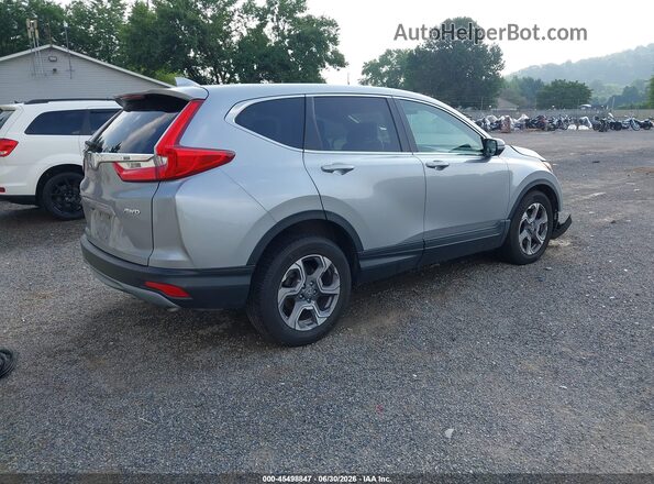 7FARW2H86JE090158 2018 HONDA CR-V Silver Trasero derecho