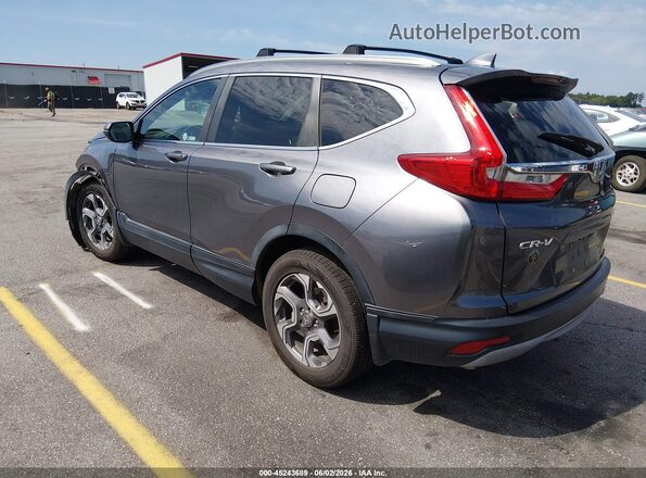 7FARW2H87JE036285 2018 HONDA CR-V Gray Rear left