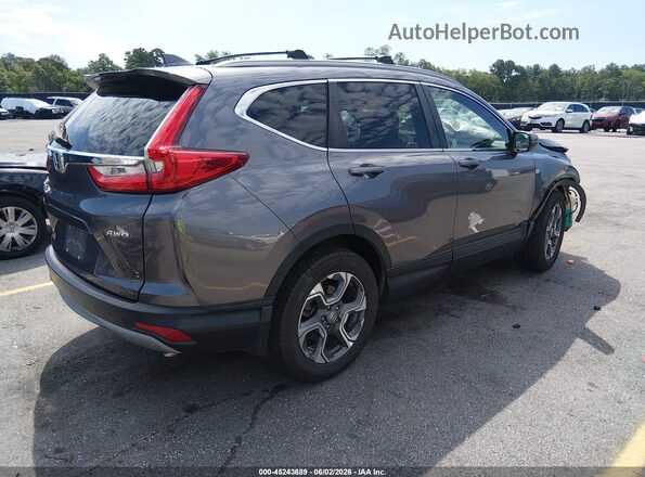 7FARW2H87JE036285 2018 HONDA CR-V Gray Rear right