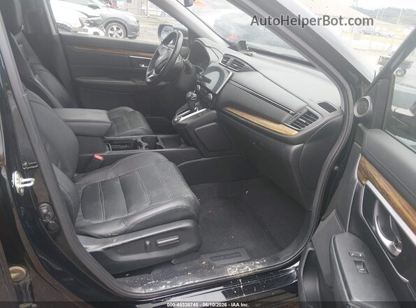 7FARW2H87JE047075 2018 HONDA CR-V Black Widok wnętrza z przodu