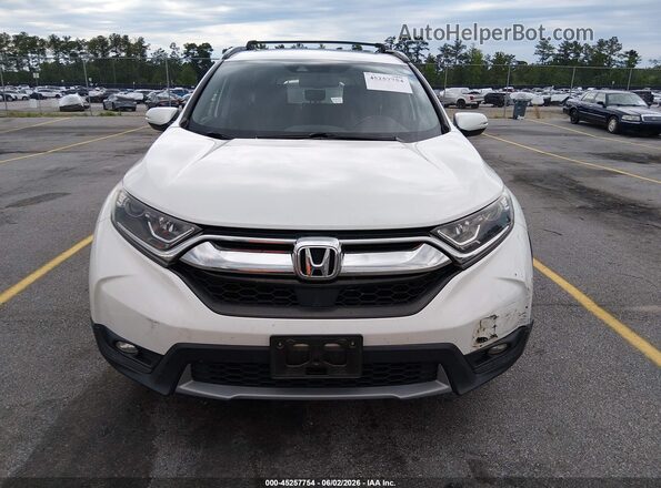 7FARW2H87KE047014 2019 HONDA CR-V White Instrument cluster view