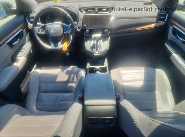 7FARW2H88JE012416 2018 HONDA CR-V Blue Vista del salpicadero
