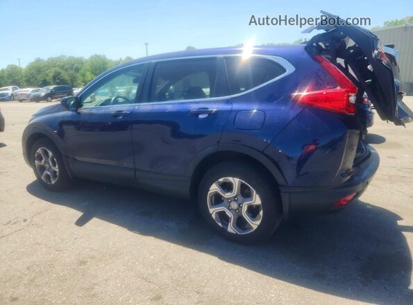 7FARW2H88JE012416 2018 HONDA CR-V Blue Trasero izquierdo