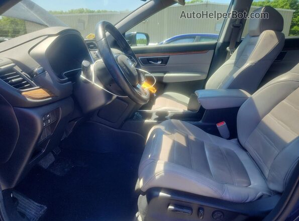 7FARW2H88JE012416 2018 HONDA CR-V Blue Vista interior delantera