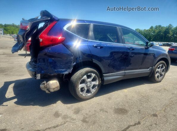 7FARW2H88JE012416 2018 HONDA CR-V Blue Trasero derecho