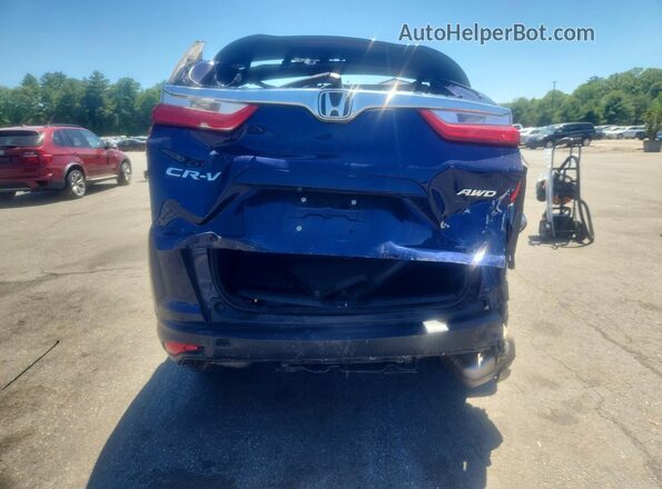 7FARW2H88JE012416 2018 HONDA CR-V Blue Vista trasera
