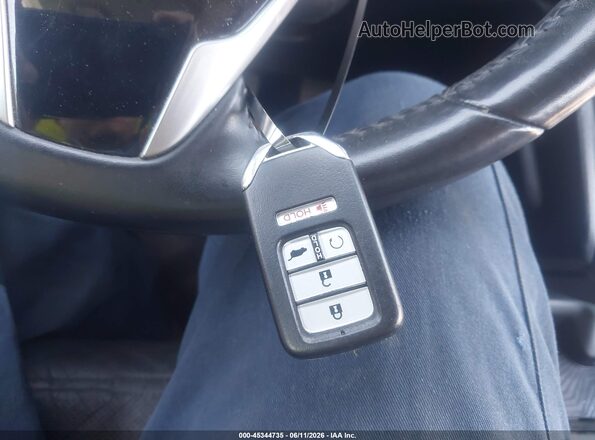 7FARW2H88KE003460 2019 HONDA CR-V Black Dashboard view