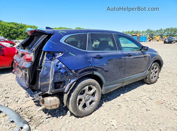7FARW2H88KE051282 2019 HONDA CR-V Blue Trasero derecho