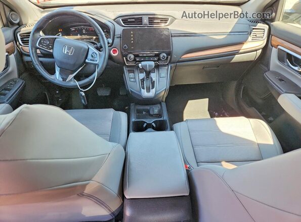 7FARW2H88KE051282 2019 HONDA CR-V Blue Vista del salpicadero