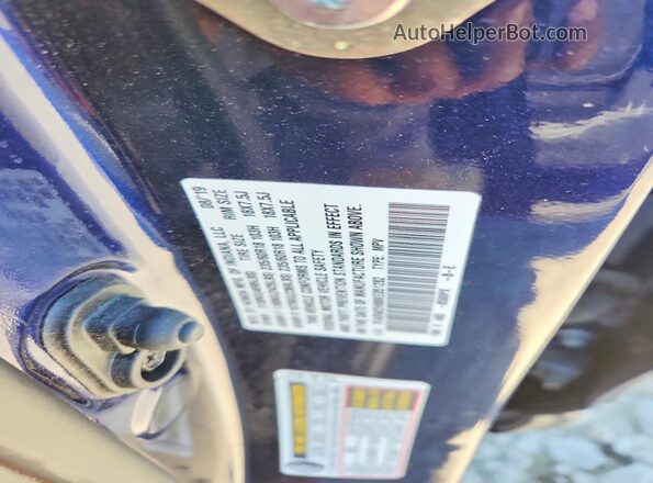 7FARW2H88KE051282 2019 HONDA CR-V Blue Vista interior de 360 grados