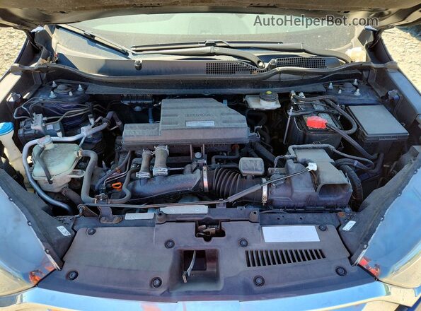 7FARW2H88KE051282 2019 HONDA CR-V Blue Vista del compartimento del motor