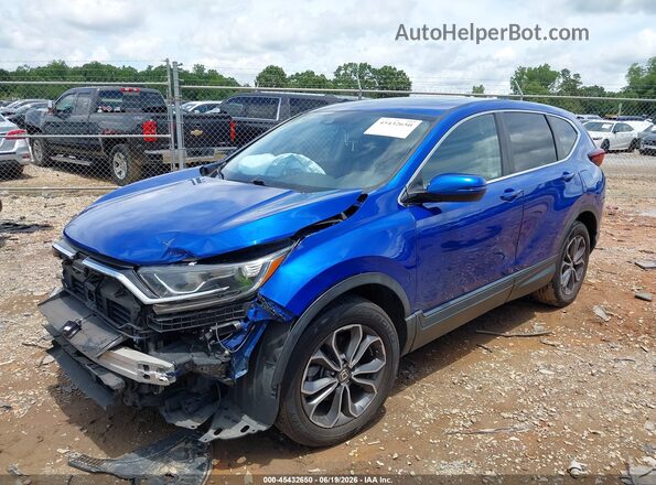 7FARW2H88LE004691 2020 HONDA CR-V Blue Առջևի ձախ երեք քառորդ տեսարան