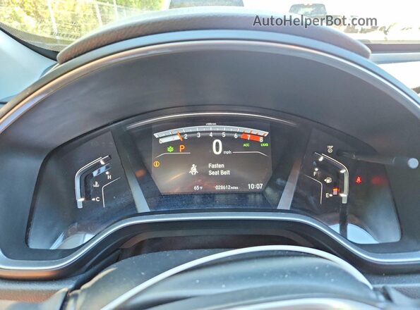 7FARW2H88NE044675 2022 HONDA CR-V White Vista del cuadro de instrumentos