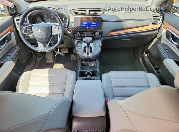 7FARW2H89JE004101 2018 HONDA CR-V Серый Вид панели приборов