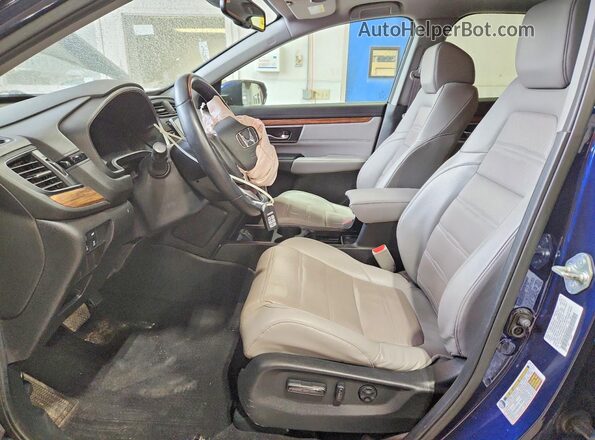 7FARW2H89JE062645 2018 HONDA CR-V Blue წინა სალონის ხედი