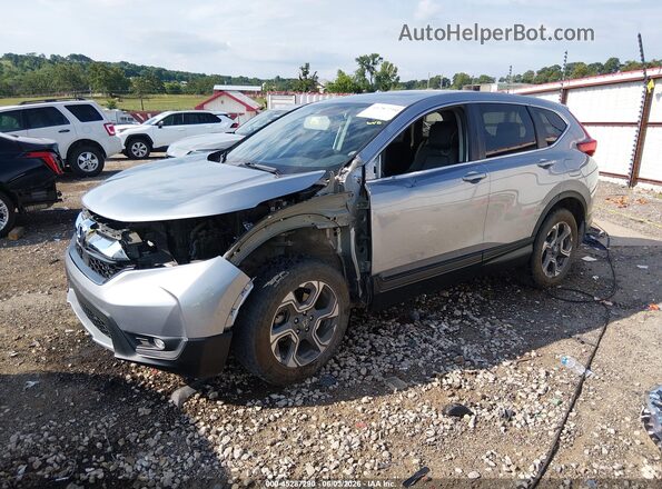 7FARW2H89KE032496 2019 HONDA CR-V Silver Vista tres cuartos delantera izquierda