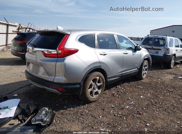 7FARW2H89KE032496 2019 HONDA CR-V Silver Trasero derecho
