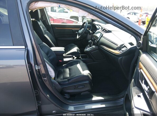 7FARW2H8XJE047233 2018 HONDA CR-V Gray Вид салону спереду