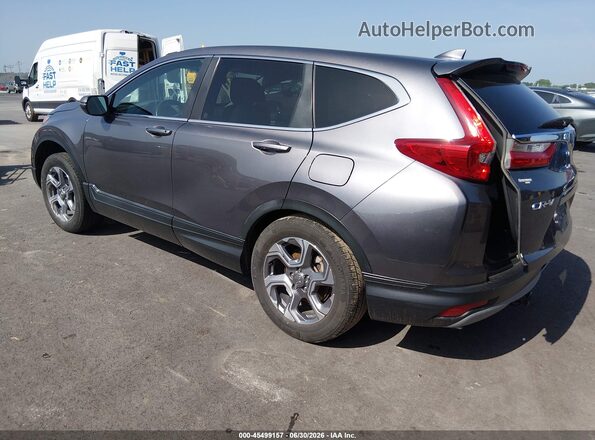7FARW2H8XJE047233 2018 HONDA CR-V Gray Задня ліва чверть