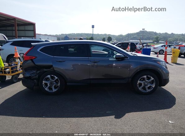 7FARW2H8XJE047233 2018 HONDA CR-V Gray Вид задньої частини салону