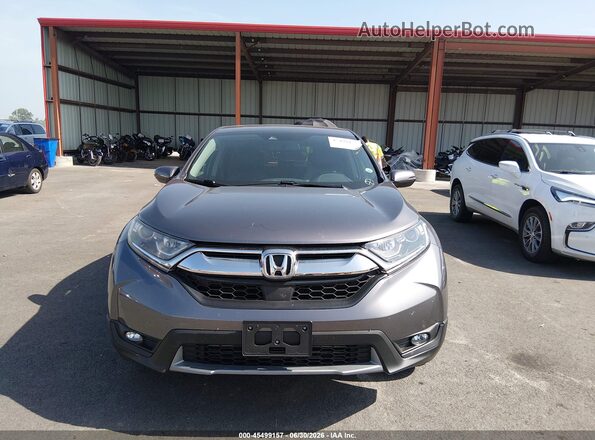 7FARW2H8XJE047233 2018 HONDA CR-V Gray Вид щитка приладів