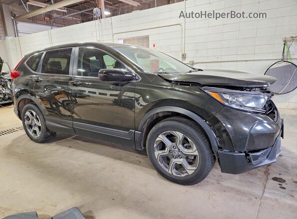 7FARW2H8XJE067692 2018 HONDA CR-V Green Передня права чверть