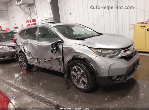 7FARW2H8XJE102585 2018 HONDA CR-V Gray Вид спереду