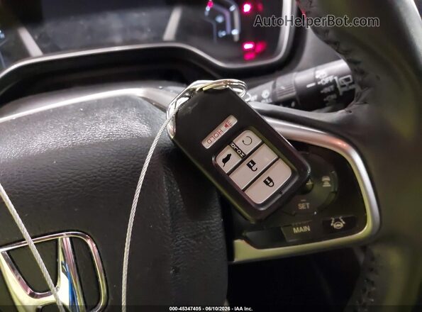 7FARW2H8XJE102585 2018 HONDA CR-V Gray Вид панелі приладів