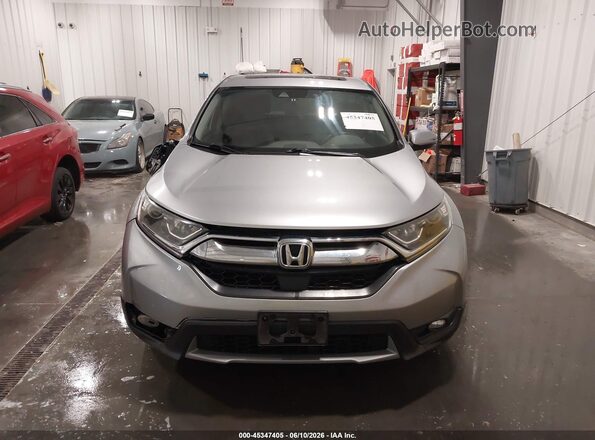 7FARW2H8XJE102585 2018 HONDA CR-V Gray Вид щитка приладів