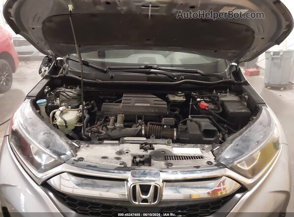 7FARW2H8XJE102585 2018 HONDA CR-V Gray Вид ззаду