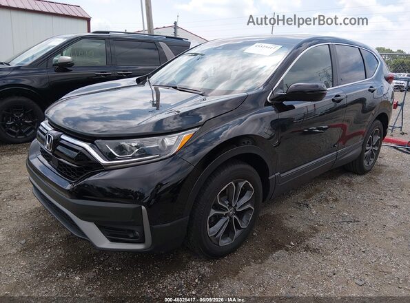 7FARW2H8XNE012018 2022 HONDA CR-V Black Առջևի ձախ երեք քառորդ տեսարան