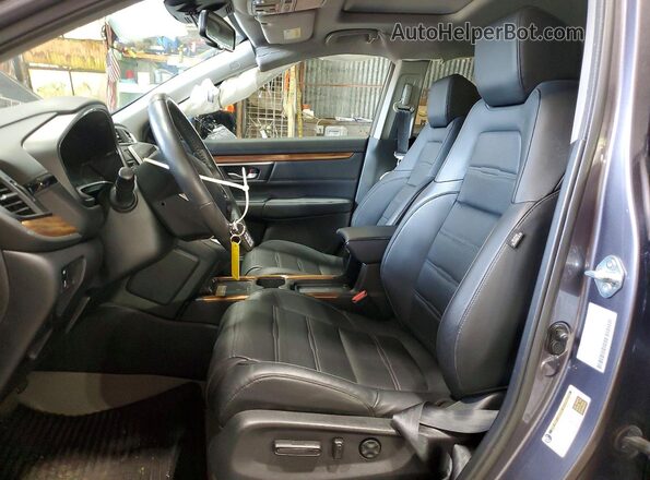 7FARW2H91NE024244 2022 HONDA CR-V Gray წინა სალონის ხედი