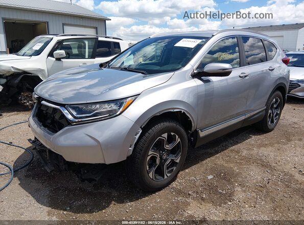 7FARW2H92JE098573 2018 HONDA CR-V Серебряный Передняя левая четверть