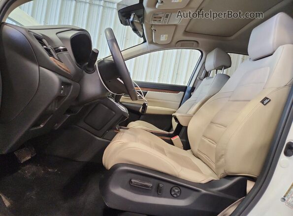 7FARW2H92NE001328 2022 HONDA CR-V White Widok wnętrza z przodu