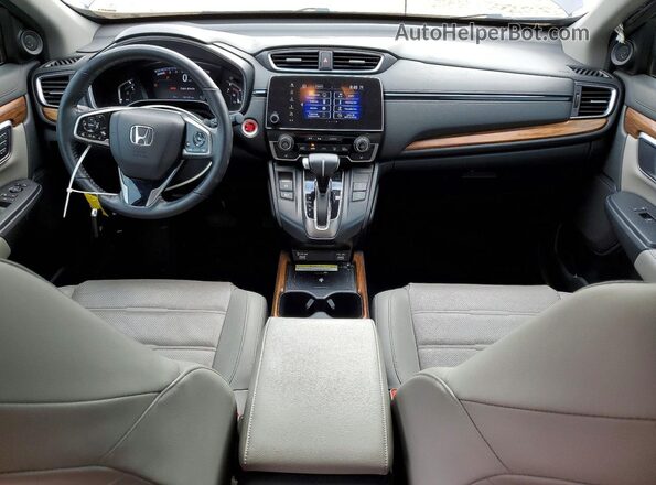 7FARW2H92NE002981 2022 HONDA CR-V Gray Dashboard view