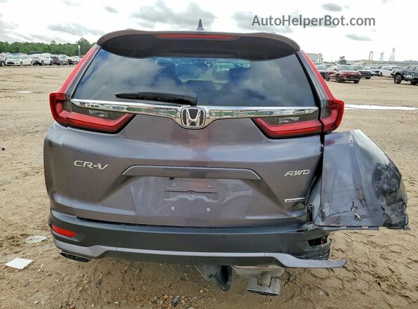7FARW2H92NE002981 2022 HONDA CR-V Gray Rear view
