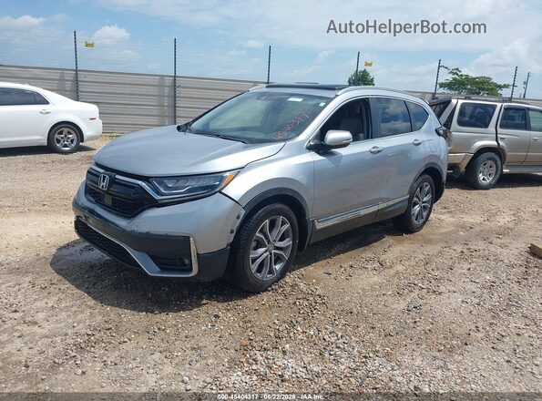 7FARW2H92NE033597 2022 HONDA CR-V Silver Front left