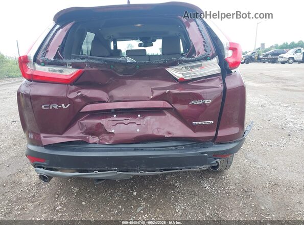 7FARW2H93JE080678 2018 HONDA CR-V Burgundy Vista frontal