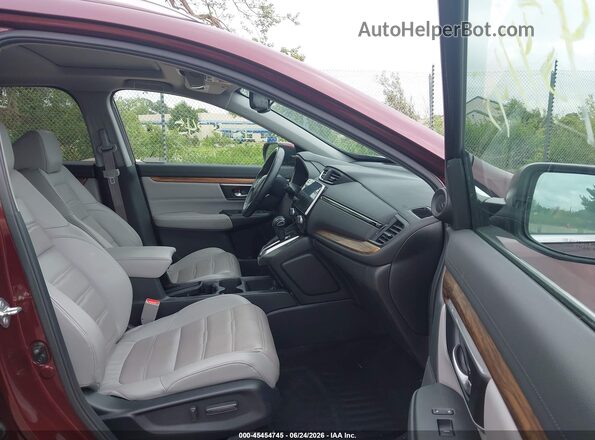 7FARW2H93JE080678 2018 HONDA CR-V Burgundy Vista interior delantera