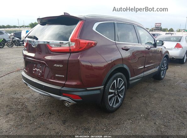 7FARW2H94JE034387 2018 HONDA CR-V Burgundy Задня права чверть
