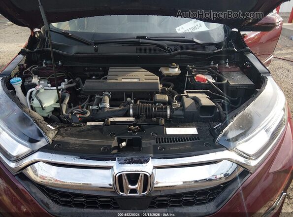 7FARW2H94JE034387 2018 HONDA CR-V Burgundy Вид ззаду
