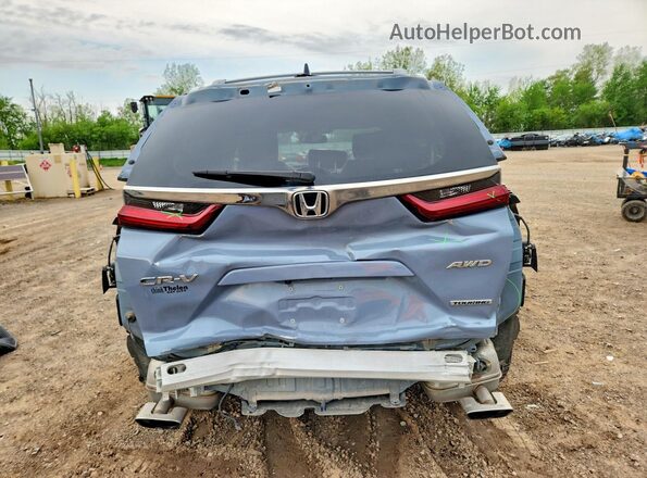 7FARW2H94NE002321 2022 HONDA CR-V Blue Rear view
