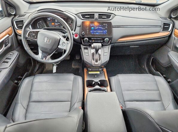7FARW2H94NE002321 2022 HONDA CR-V Blue Dashboard view
